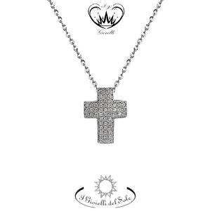 COLLANA CON CROCE I GIOIELLI DEL SOLE  ref. MP54-152-2