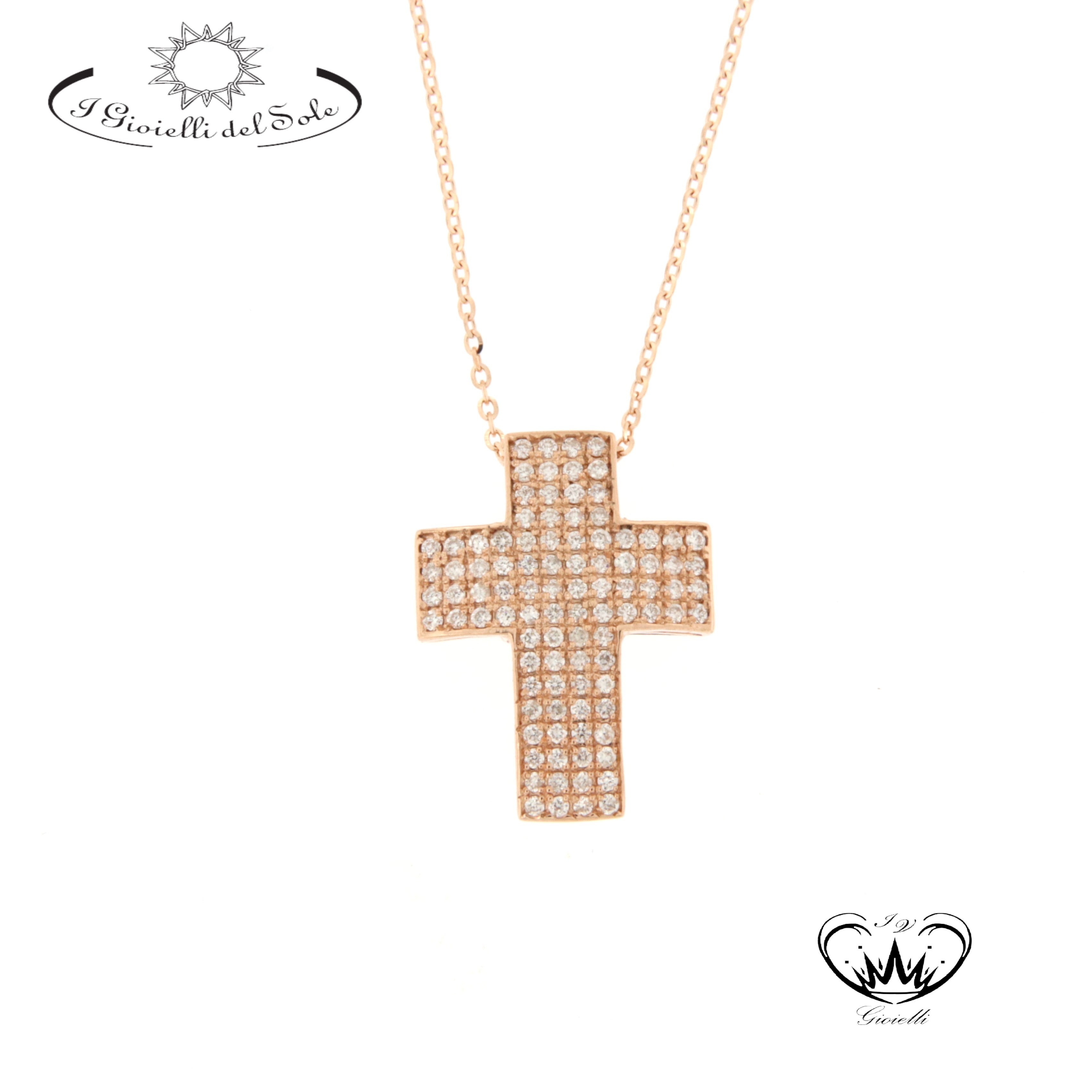 COLLANA CROCE I GIOIELLI DEL SOLE ref. MP54152-3R