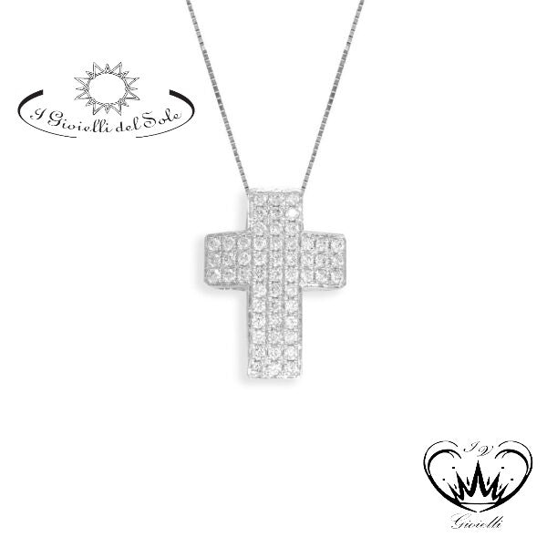 COLLANA CON CROCE I GIOIELLI DEL SOLE ref. MP54152-3