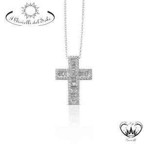 COLLANA CON CROCE I GIOIELLI DEL SOLE ref. MP55083-3