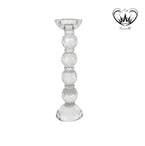 CANDELABRO GIOIELLI IV IN CRISTALLO h 24,5 CM  ref. MR.CHSFERAL