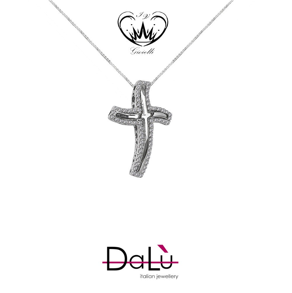 COLLANA CON CROCE DALU’ ct. 0,53 ref. MTS2613Q9CR