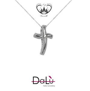 COLLANA CON CROCE DALU’ ct. 0,53 ref. MTS2613Q9CR