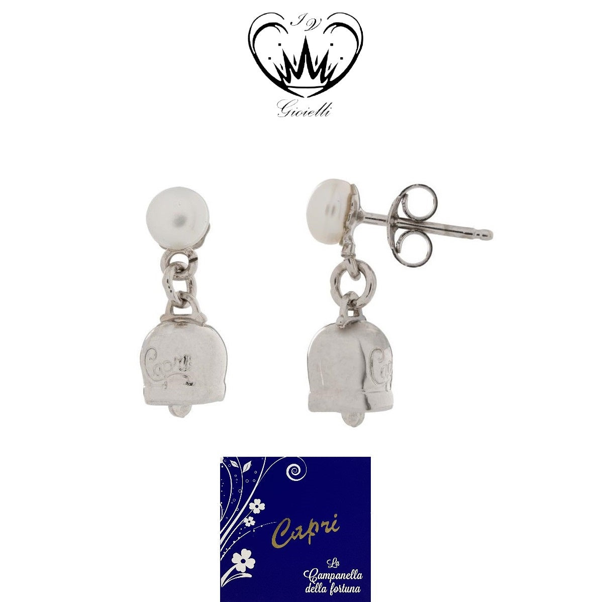 ORECCHINI ARGENTO 925 CAPRI by MEG ref. OPCPD2-B