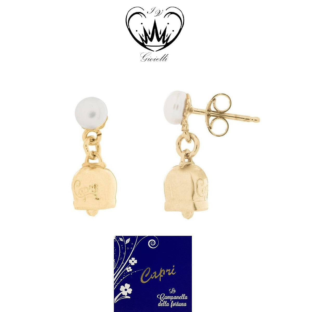 ORECCHINI ARGENTO 925 CAPRI by MEG ref. OPCPD2-G