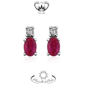 ORECCHINI I GIOIELLI DEL SOLE ORO RUBINI ref. ORC194RB-120