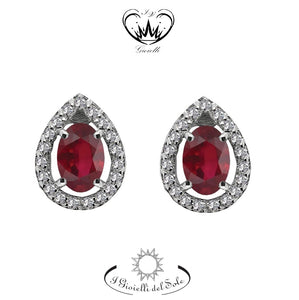 ORECCHINI I GIOIELLI DEL SOLE ORO RUBINI ref. ORC301BR-120