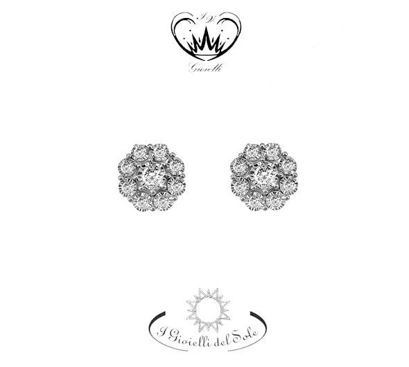 ORECCHINI FIORE I GIOIELLI DEL SOLE ref. ORL18-024