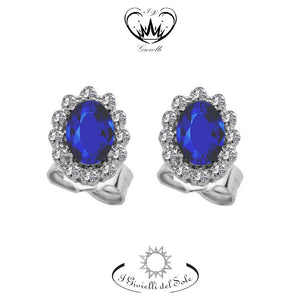 ORECCHINI I GIOIELLI DEL SOLE ZAFFIRI BLU ref. ORX36Z