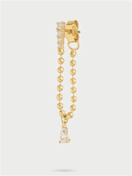 MONO-ORECCHINO GOCCIA MINI BOUL RUE DES MILLE ARG 925 ref.ORZ-028 M2 AU