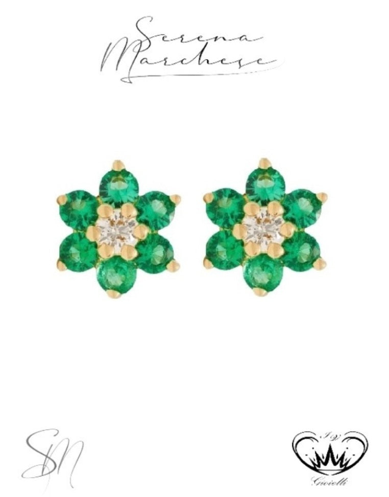 ORECCHINI FIORE SERENA MARCHESE ref.OTT3510OR.M2SM