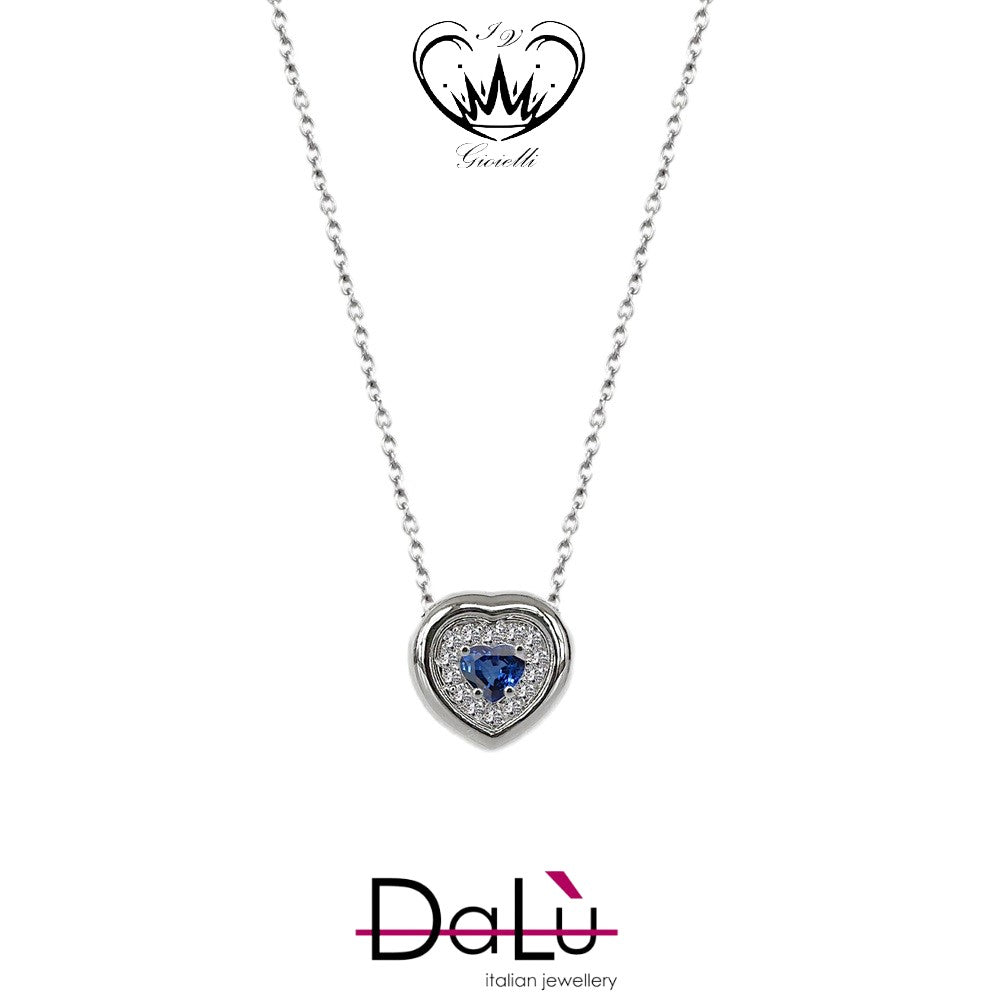 COLLANA CON DIAMANTI E ZAFFIRI BLU DALU  ref. OTT3567CI.ZAFQ9