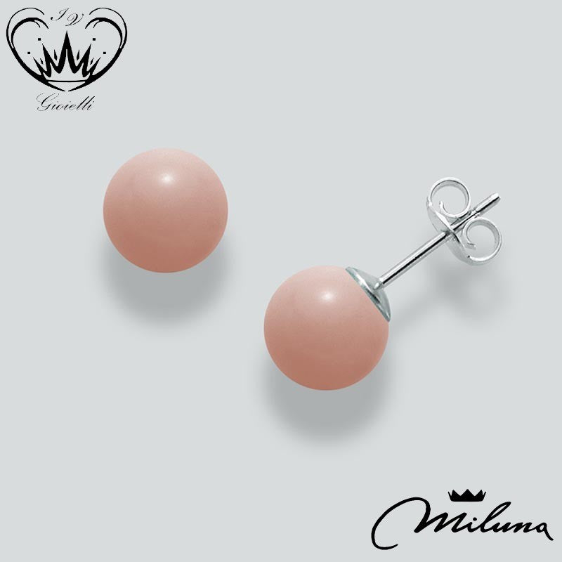 1 Paio Orecchini IN Acciaio Inox Oro Rosa Madreperla Nobile Guscio 1 Paio Orecchini IN Acciaio Inox Oro Rosa Madreperla Nobile Guscio