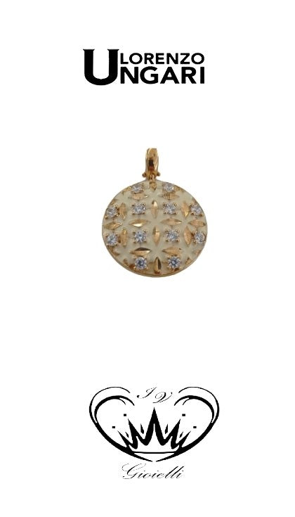 PENDENTE UNGARI  ORO G 18KT