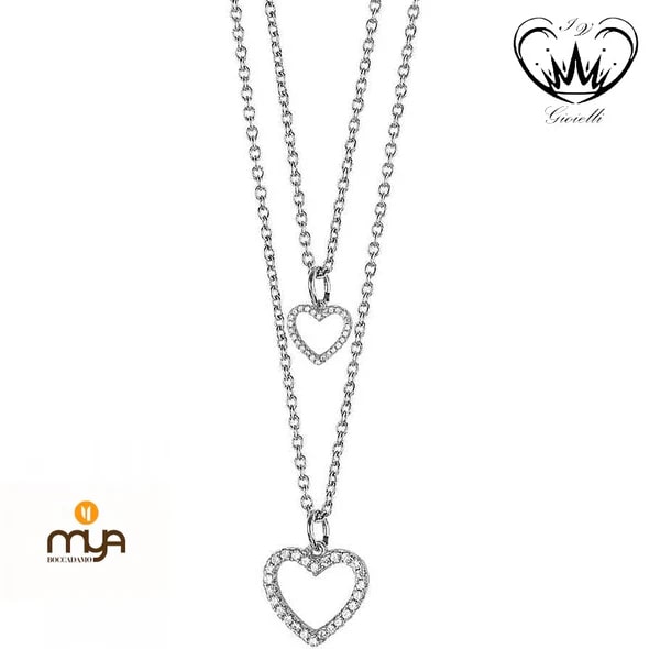 COLLANA BOCCADAMO ACCIAIO PORTAMIFORTUNA ref.PF/GR63