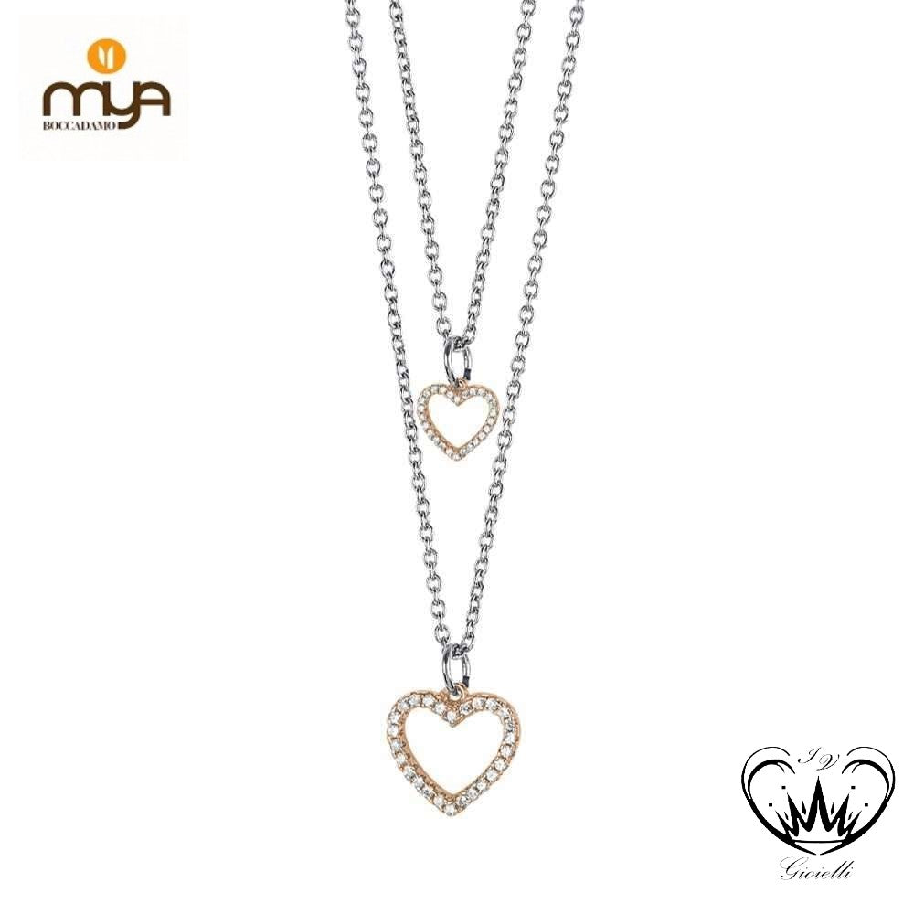 COLLANA BOCCADAMO ACCIAIO PORTAMIFORTUNA ref.PF/GR66