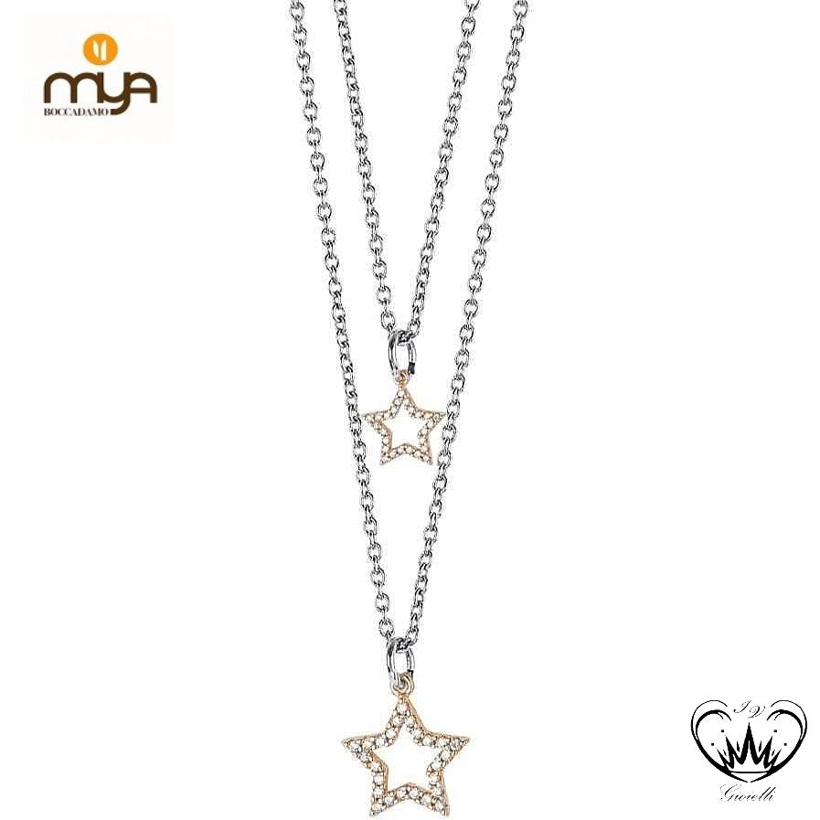 COLLANA BOCCADAMO ACCIAIO PORTAMIFORTUNA ref.PF/GR67