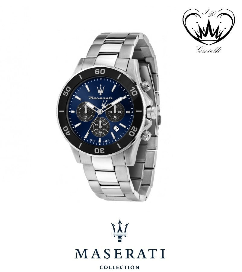 OROLOGIO CRONOGRAFO UOMO MASERATI COMPETIZIONE ref.R8873600009