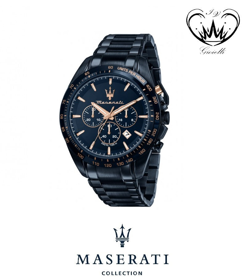 OROLOGIO CRONOGRAFO UOMO MASERATI BLUE EDITION ref.R8873612054