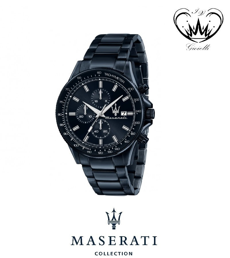 OROLOGIO CRONOGRAFO UOMO MASERATI BLUE EDITION ref.R8873640023