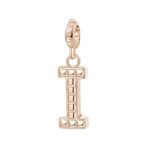 CHARM LETTERA I ROSATO ARGENTO 925 ref. RZ087
