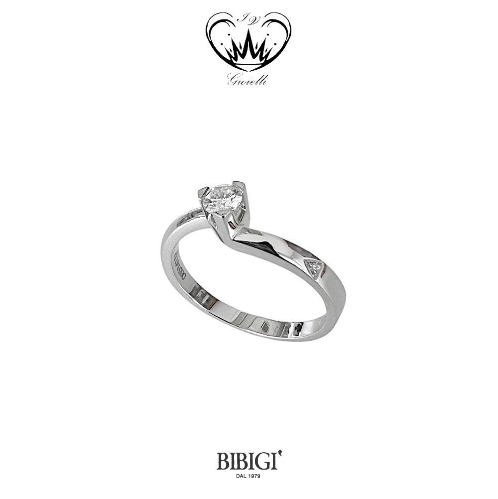 ANELLO SOLOTARIO BIBIGI ct. 0,18 ref.U06514112P