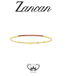 BRACCIALE MEZZO TENNIS ZANCAN ORO G 18KT ref.UB027G