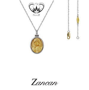 COLLANA ZANCAN CON ICONA SACRA ORO 18kt ref.UC027BG