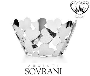 CENTROTAVOLA ARGENTI SOVRANI CUORI D19  ref. W16570