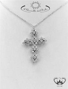 COLLANA CON CROCE I GIOIELLI DEL SOLE ref. YT244634KB