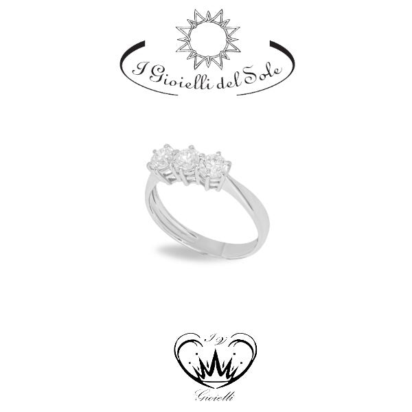 ANELLO TRILOGY I GIOIELLI DEL SOLE ct. 0,25 ref. ANT1-025
