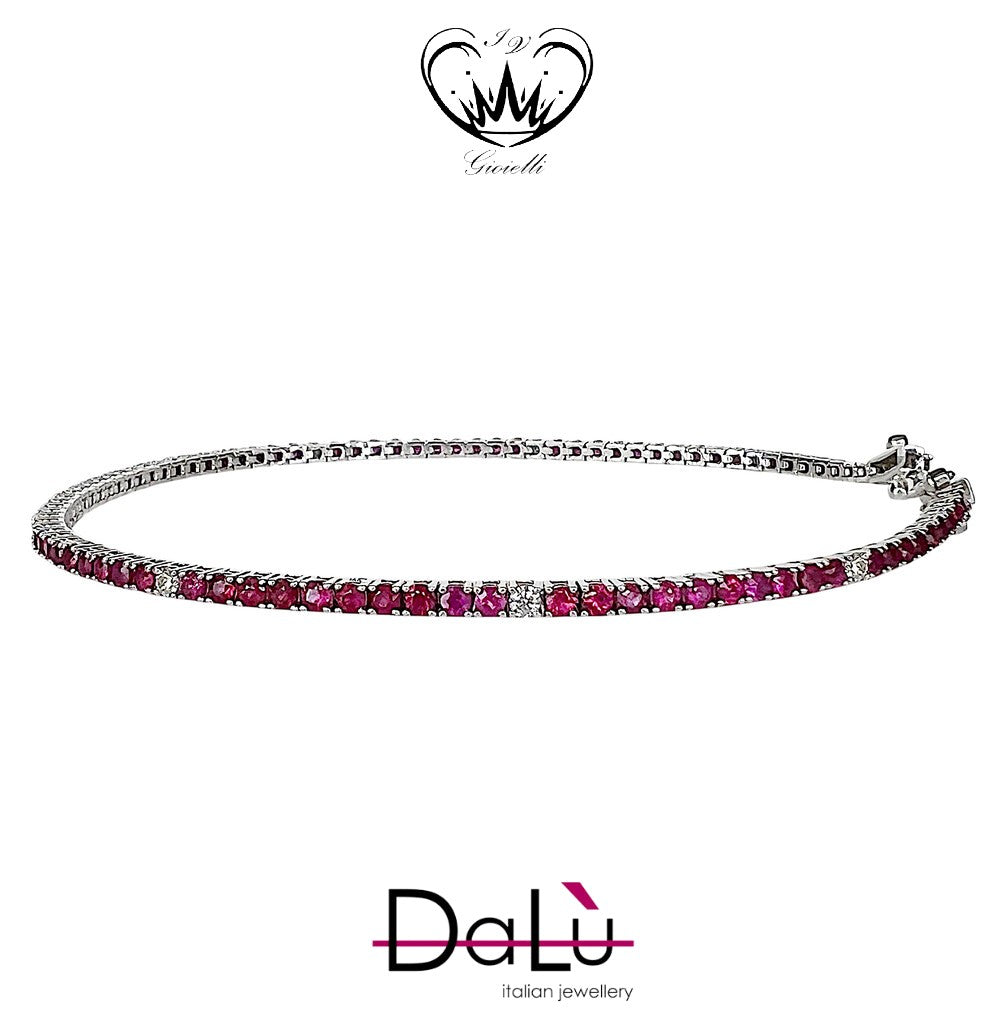 BRACCIALE TENNIS DALU  CON RUBINI ref. br462q5xcm190-