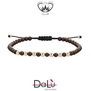 BRACCIALE DALU CORDA E CERAMICA ref. br679q5brzr