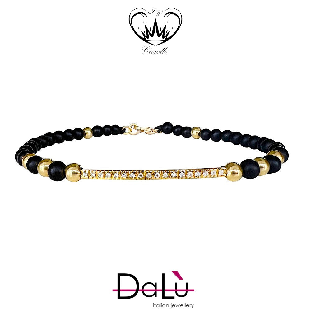 BRACCIALE DALU CORDA E CERAMICA ref. br.rcr940ccq7x