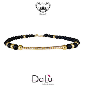 BRACCIALE DALU CORDA E CERAMICA ref. br.rcr940ccq7x