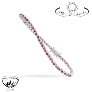 BRACCIALE TENNIS I GIOIELLI DEL SOLE RUBINI ref. BT2R-209-20