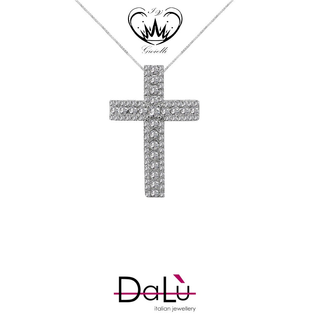 COLLANA CON CROCE DALU’ ct. 0,73 ref. mts2682q9