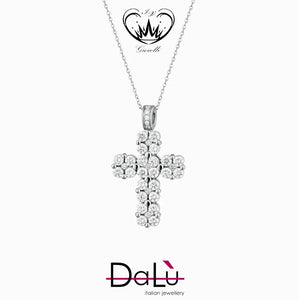 COLLANA CON CROCE DALU’ ct. 0,75 ref.ott3243cr1mq7x