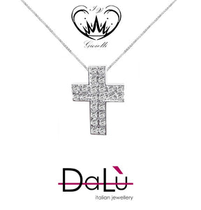 COLLANA CON CROCE DALU’ ct. 0,16 ref. pk2978crq7x