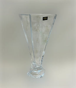 VASO CRYSTALITE BOHEMIA SERIE QUADRO h CM 28  ref.10401010