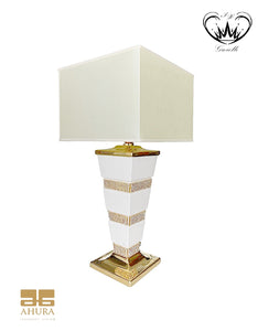 LAMPADA DA TAVOLO IN CERAIMICA AHURA h 57 CM ref.1741C-46-AOP