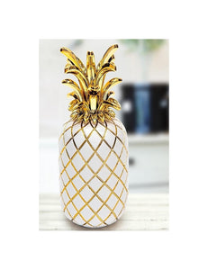 ANANAS RESINA BIANCO E ORO. ref. AN0171/3