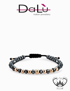 BRACCIALE CORDA EMATITE DALU  ref.BR859EM8OR