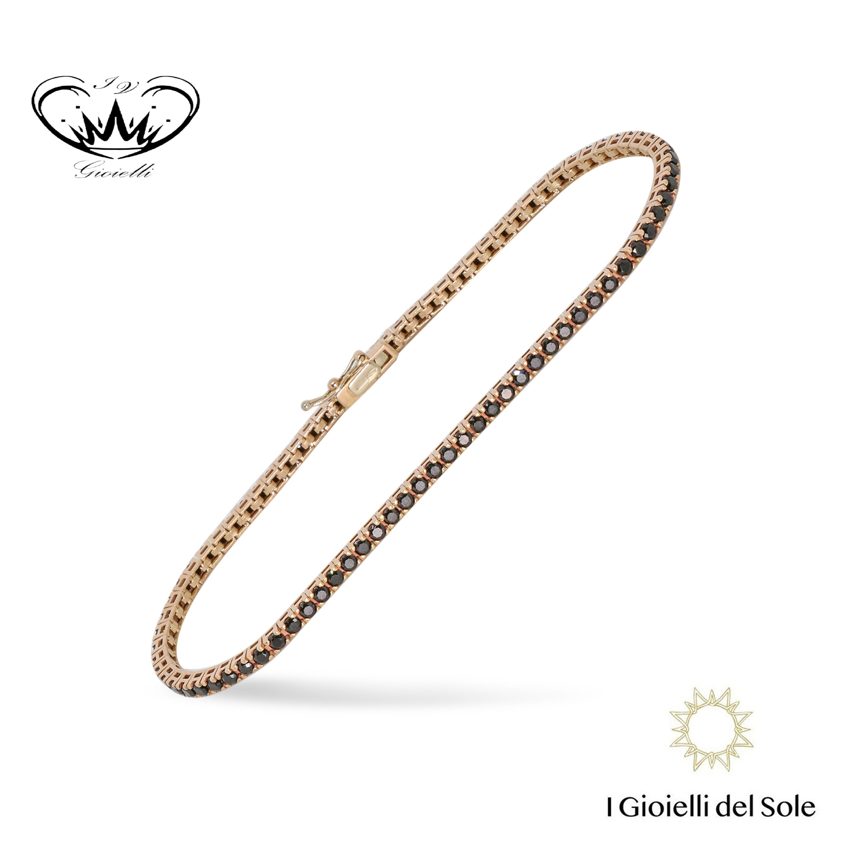 BRACCIALE TENNIS I GIOIELLI DEL SOLE ORO ref. BRTENGDSDN