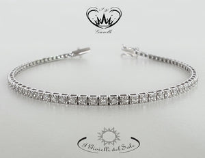 BRACCIALE TENNIS I GIOIELLI DEL SOLE ORO 18KT ref. BRV036