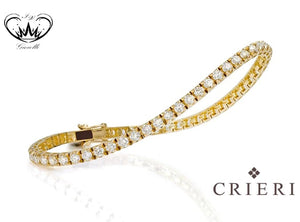 BRACCIALE CRIERI TENNIS ORO GIALLO ref.BTEICK140WG2190