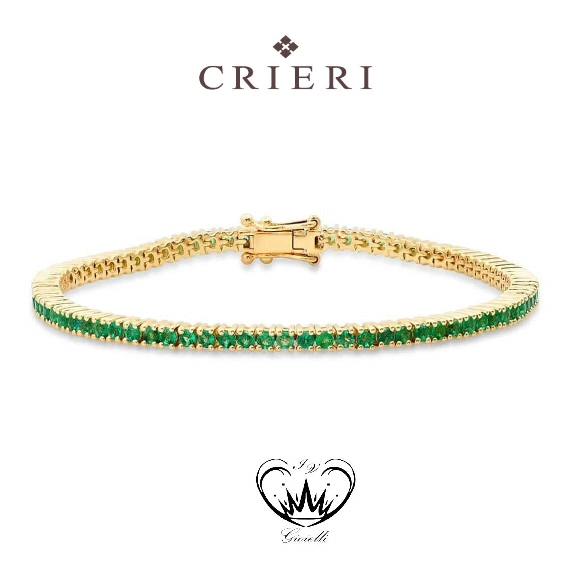 BRACCIALE CRIERI TENNIS ORO GIALLO ref.BTEICK190EE2180