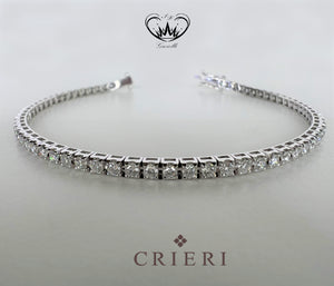 BRACCIALE TENNIS ORO BIANCO ref.BTEICK400WG1190