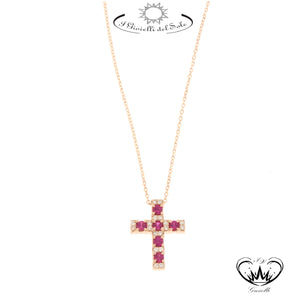 COLLANA CROCE I GIOIELLI DEL SOLE ref. CLC71RR-014