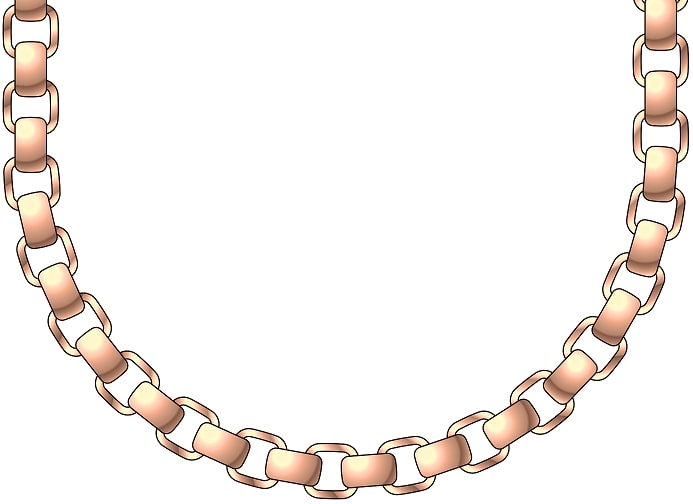 COLLANA ZANCAN ACCIAIO 316/L ref.EHC200
